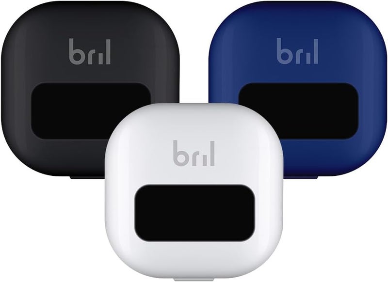 Bril UV-C Toothbrush Sanitizer, Portable Cleaner, Travel Cover, Magnetic Holder, and Rechargeable Case for Any Size Toothbrush, Multi-Pack - Image 1